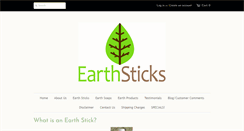 Desktop Screenshot of getearthsticks.com