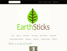 Tablet Screenshot of getearthsticks.com